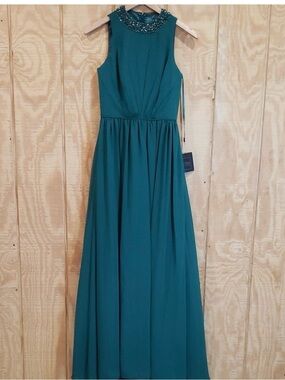 square neck floral maxi dress Women's The Wildflower's Song Maxi Dress, Blue